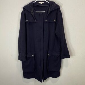 Hache wool‎ coat navy